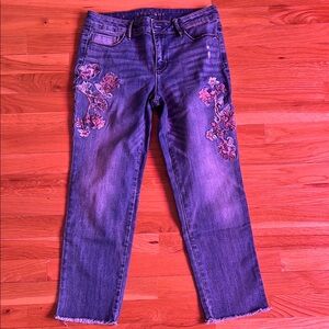 Women's Embroidered Jeans